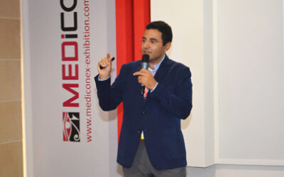 عدنان أبو شرار يتحدّث في مؤتمر للجمعية المصرية للطبّ المعملي