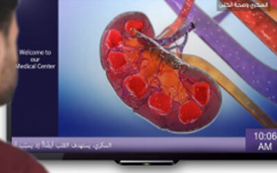 The National Center for Diabetes, Endocrinology and Genetics displays Nabed’s TV Channel to Educate Patients